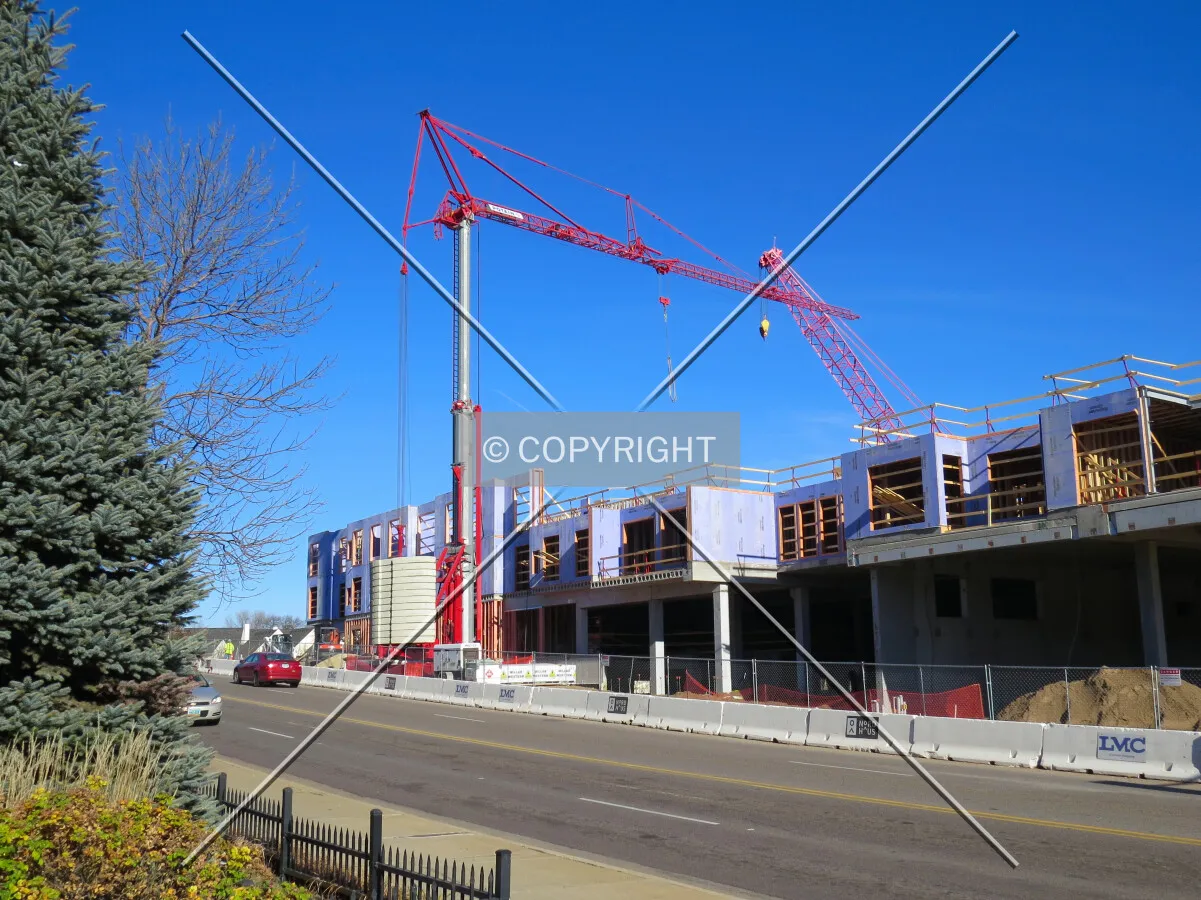 View to the north across University Avenue NE