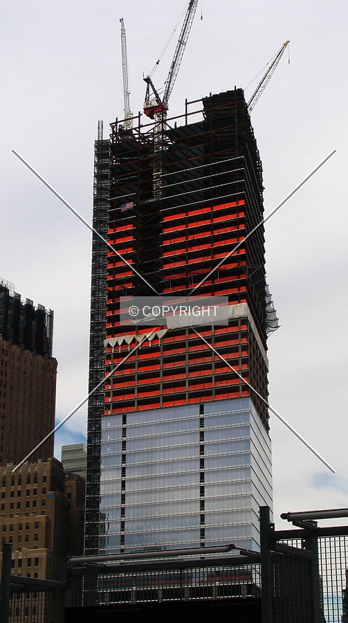 From the south across the World Trade Center site