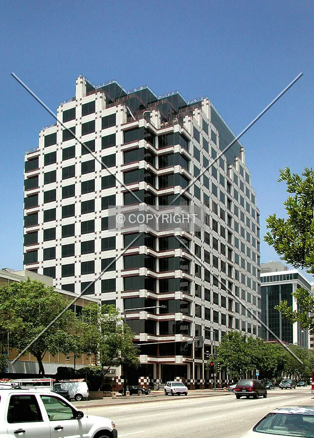 From the south across Brand Boulevard