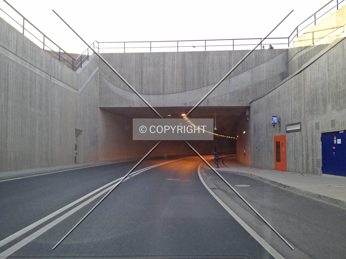 Entrance to Mönchwaldtunnel