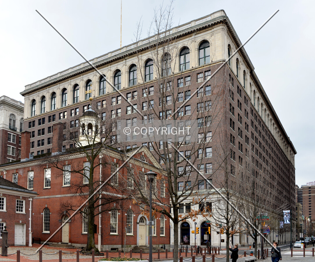 View from the northeast on Chestnut Street