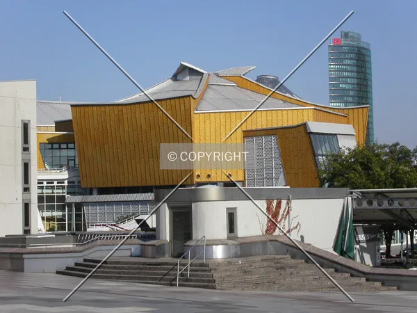 Kultur Forum, with the Bahn tower behind