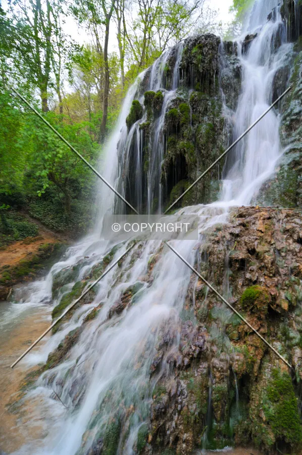 Waterfall in Monasterio de Piedra