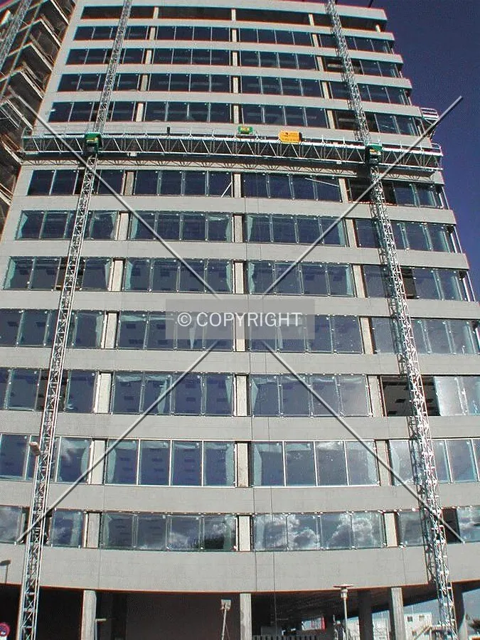 General view of the east facade