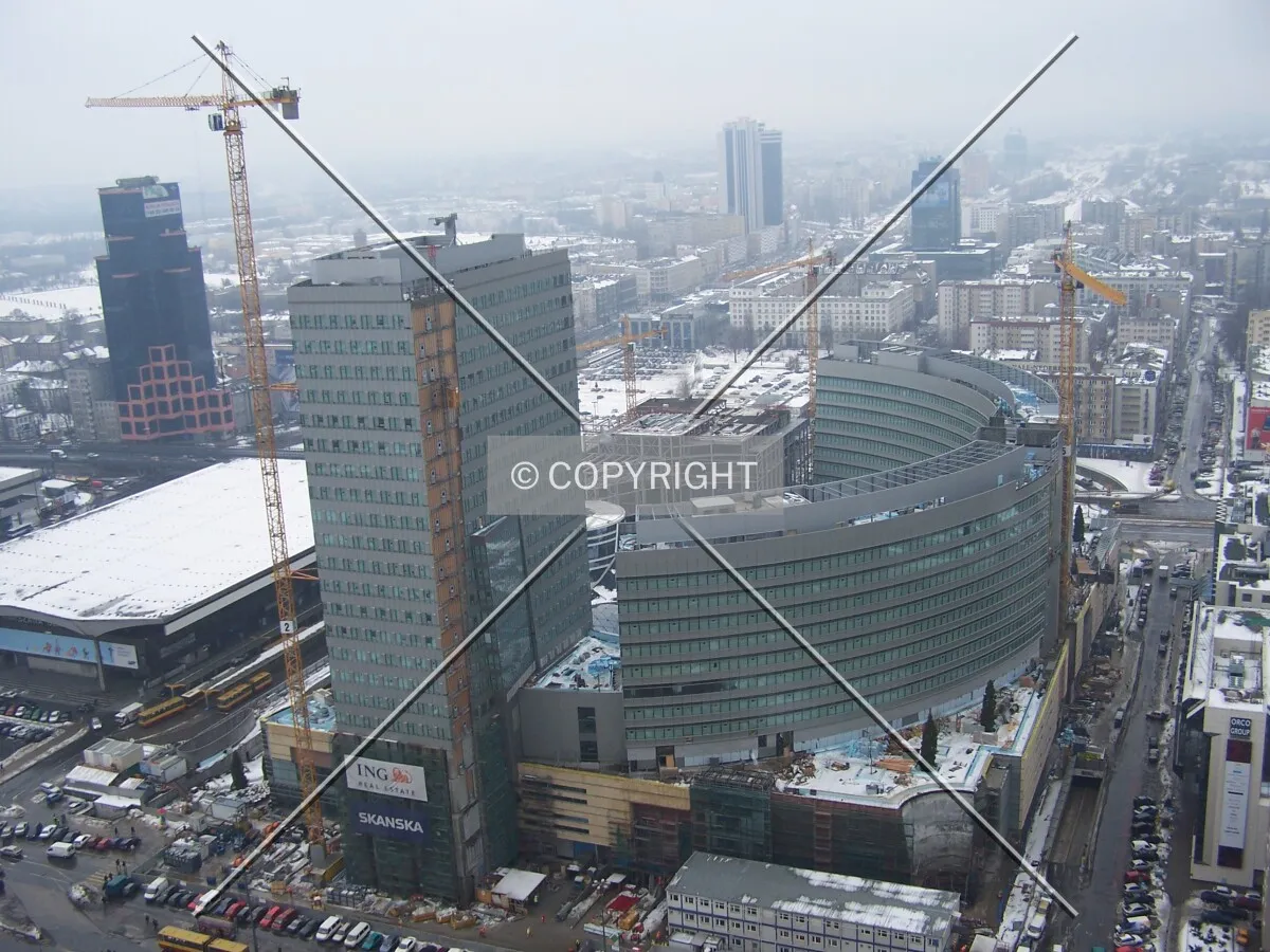 View from the Palace of Culture and Science