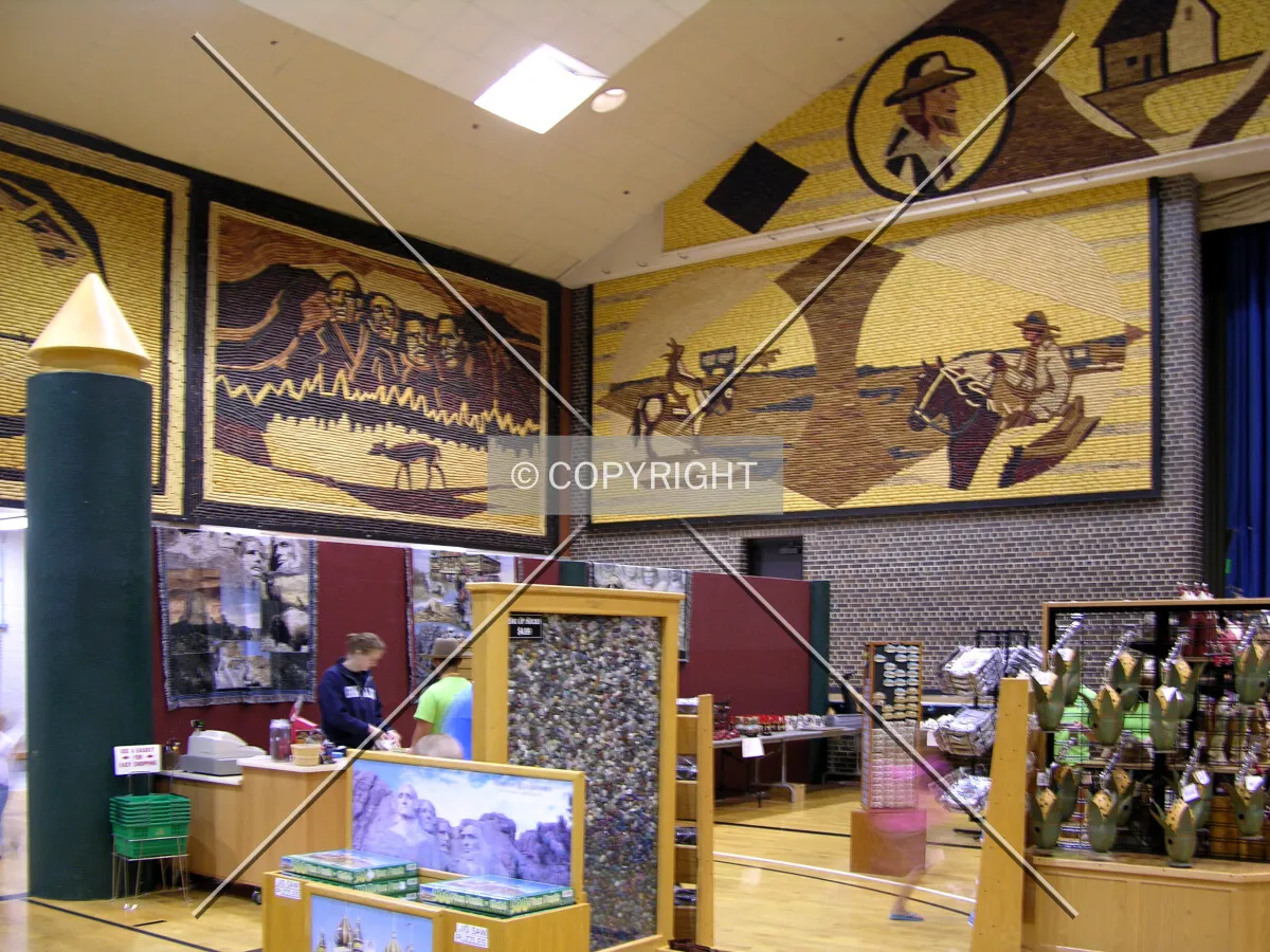 Souvenir shop on the basketball court