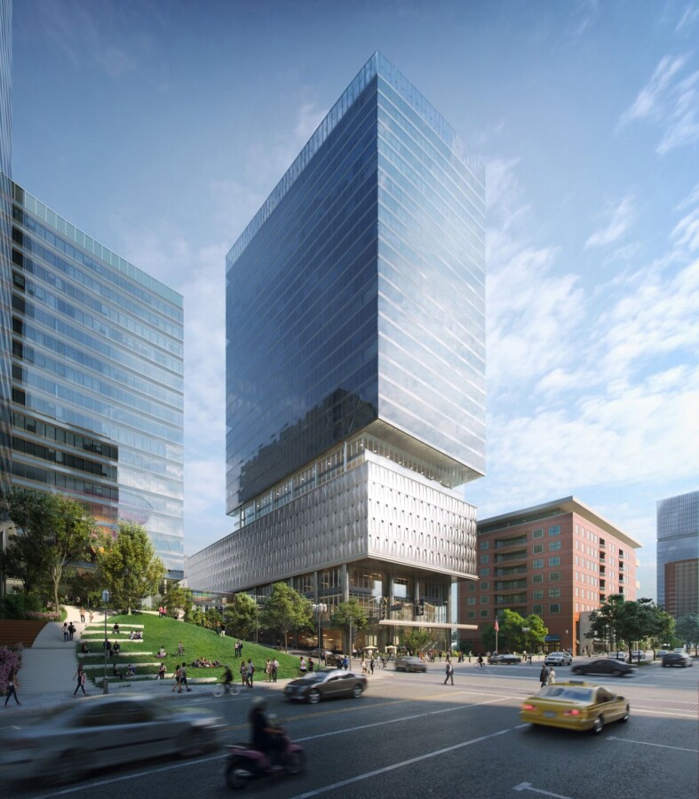 Rendering from the southwest