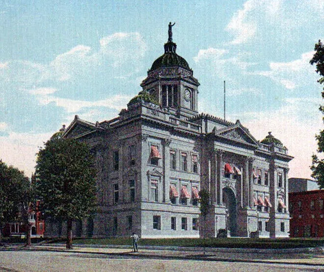 Vintage view from the northwest