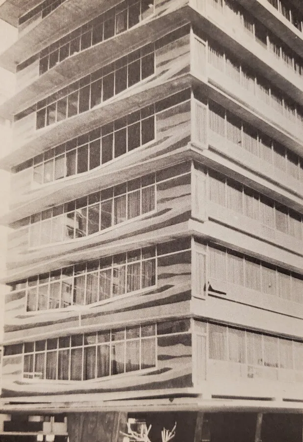 Vintage view of the southeast façade