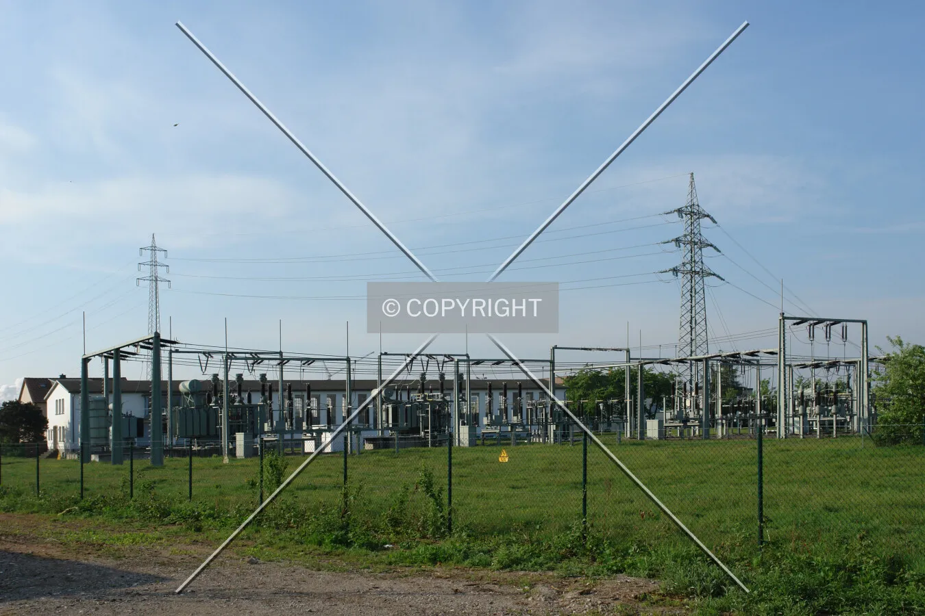 An electricity transformer station