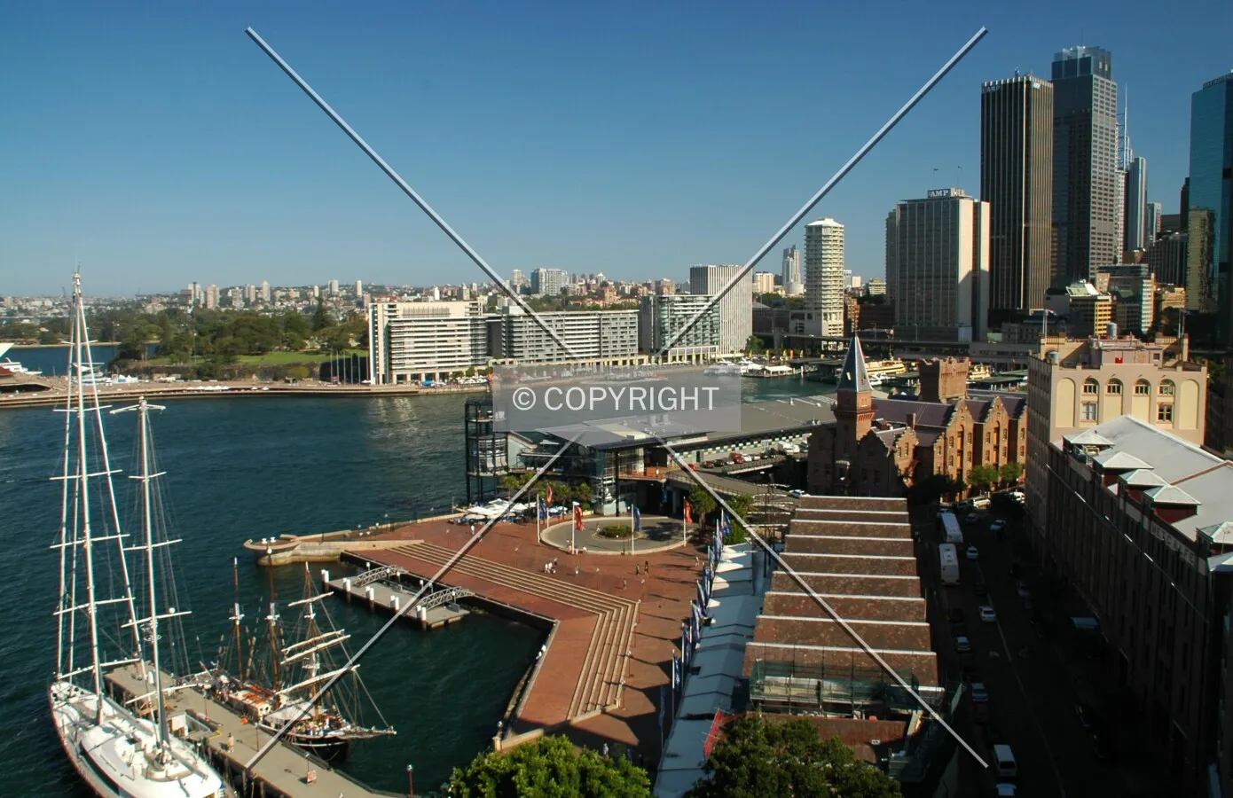 Looking southeast over the Rocks towards Circular Quay