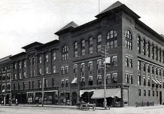 Vintage view from the southwest