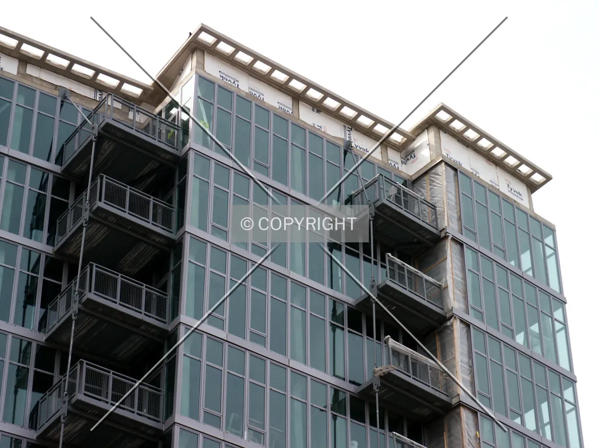 Upper floors on the east side