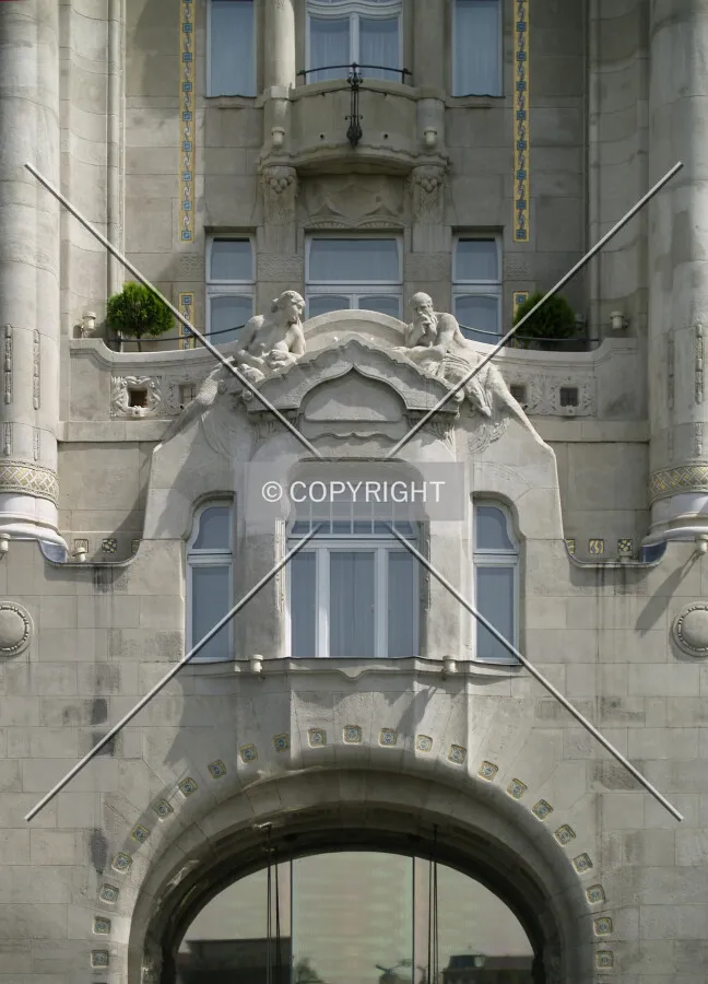 Detail of western façade