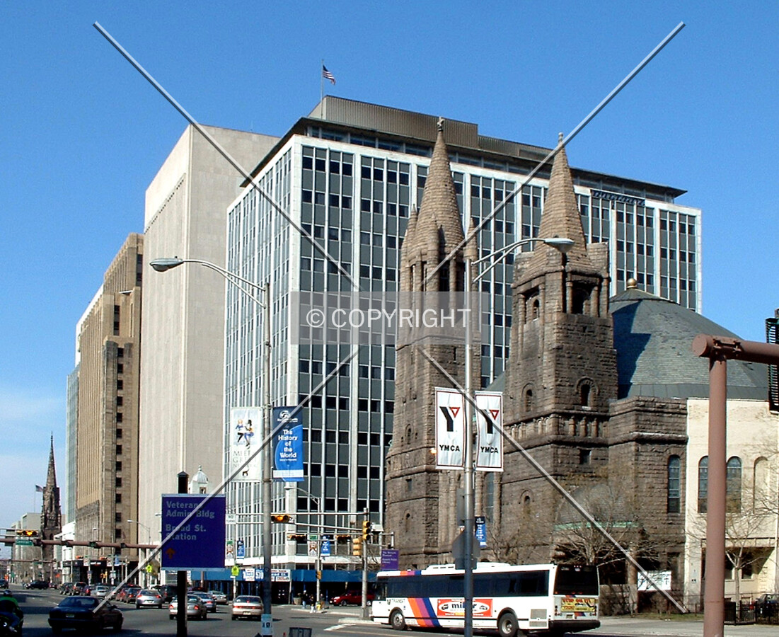 View from the south along Broad Street