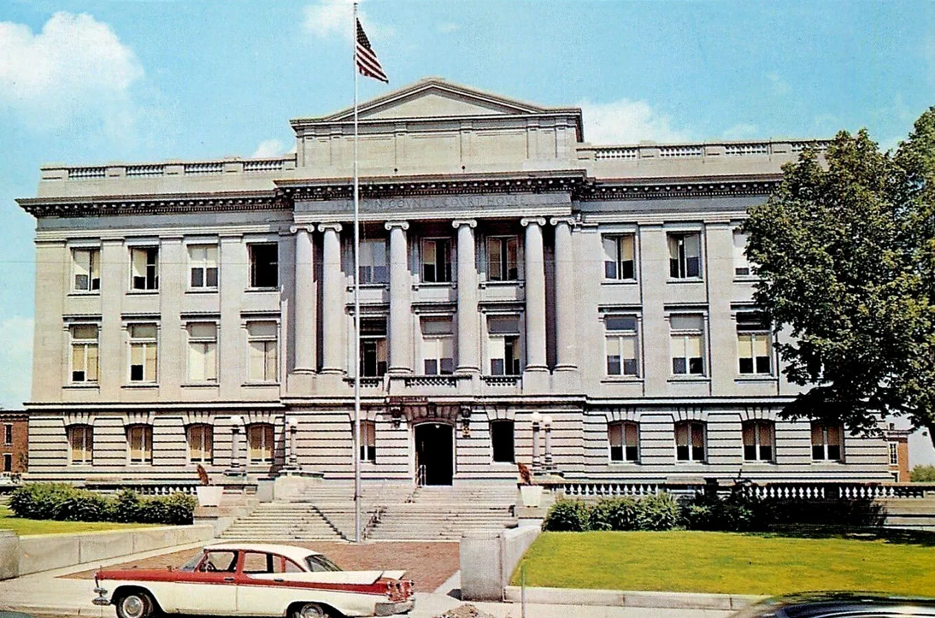 Vintage view from the west