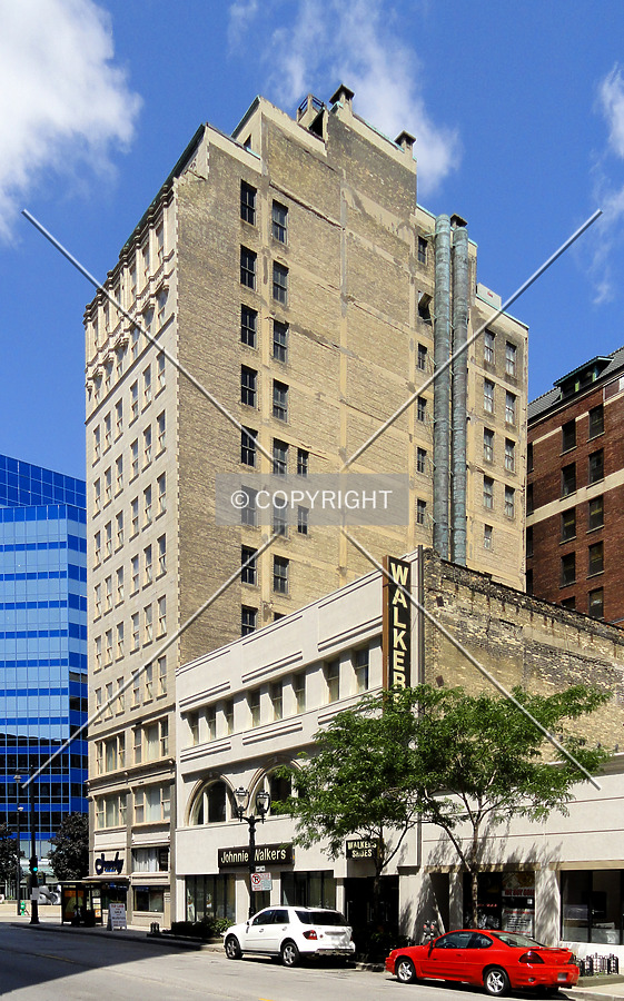 From across West Wisconsin Avenue to the southeast