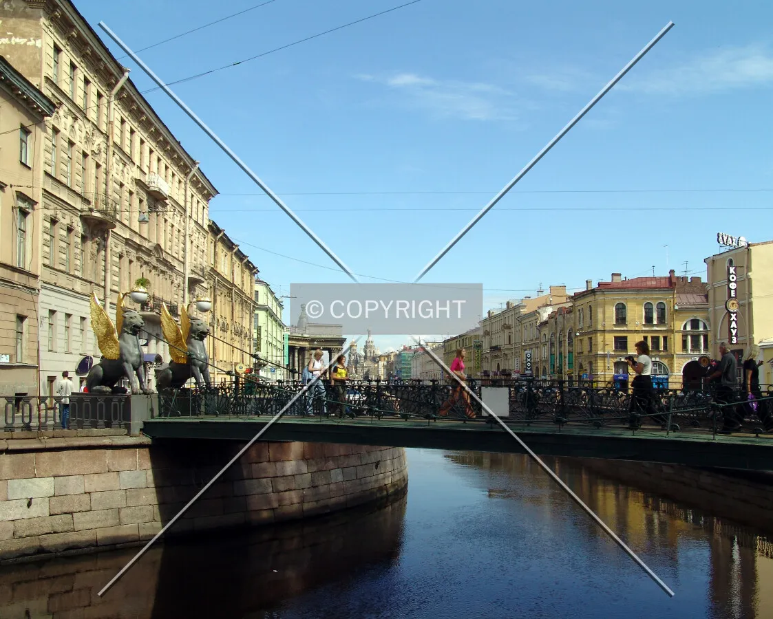 Bankovsky Bridge over Griboyedov Chanel