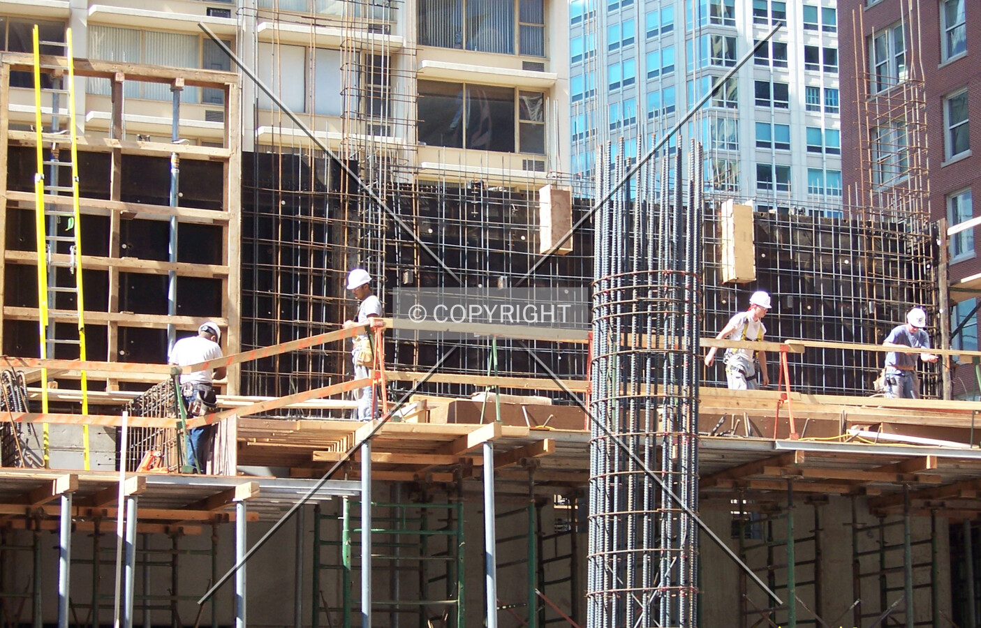 Elevator core from the south
