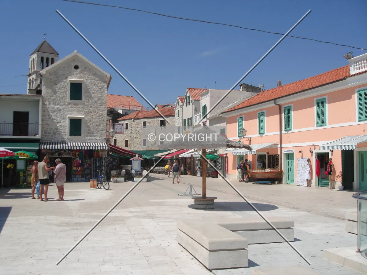 Typical scene in the city center