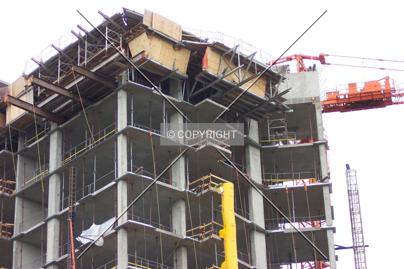 The top few floors