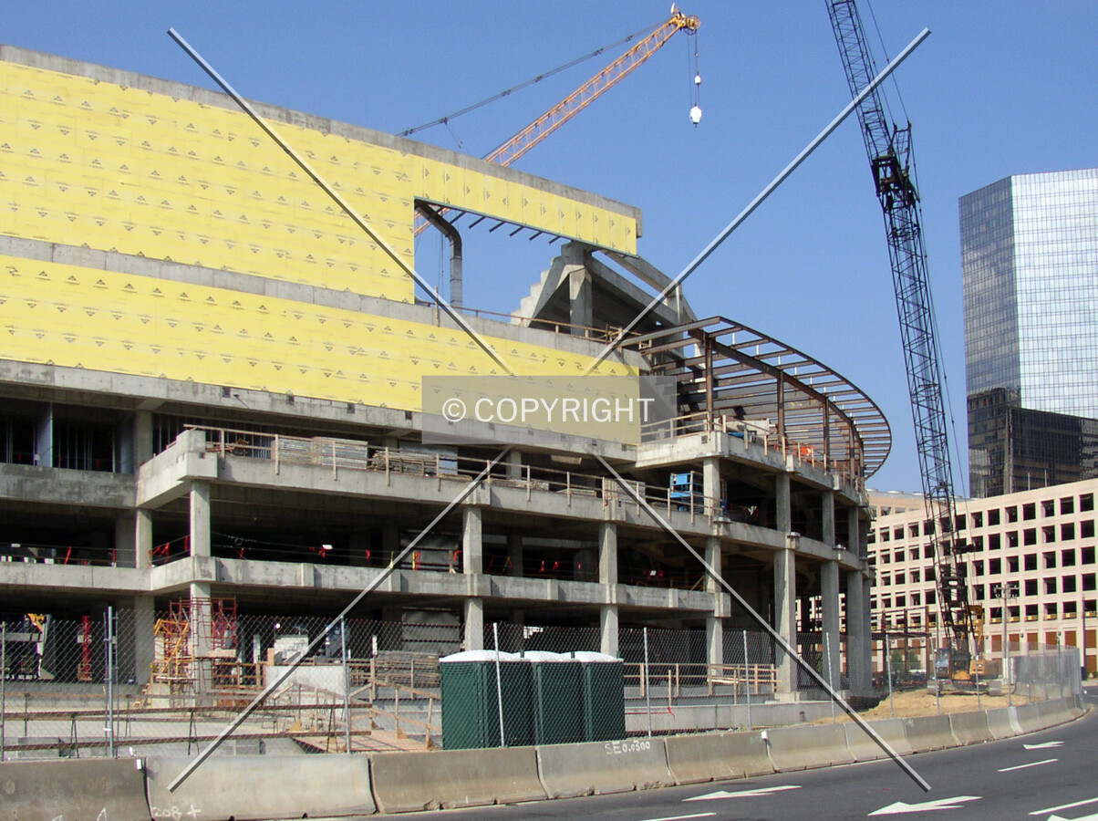 Looking southwest from East 5th Street