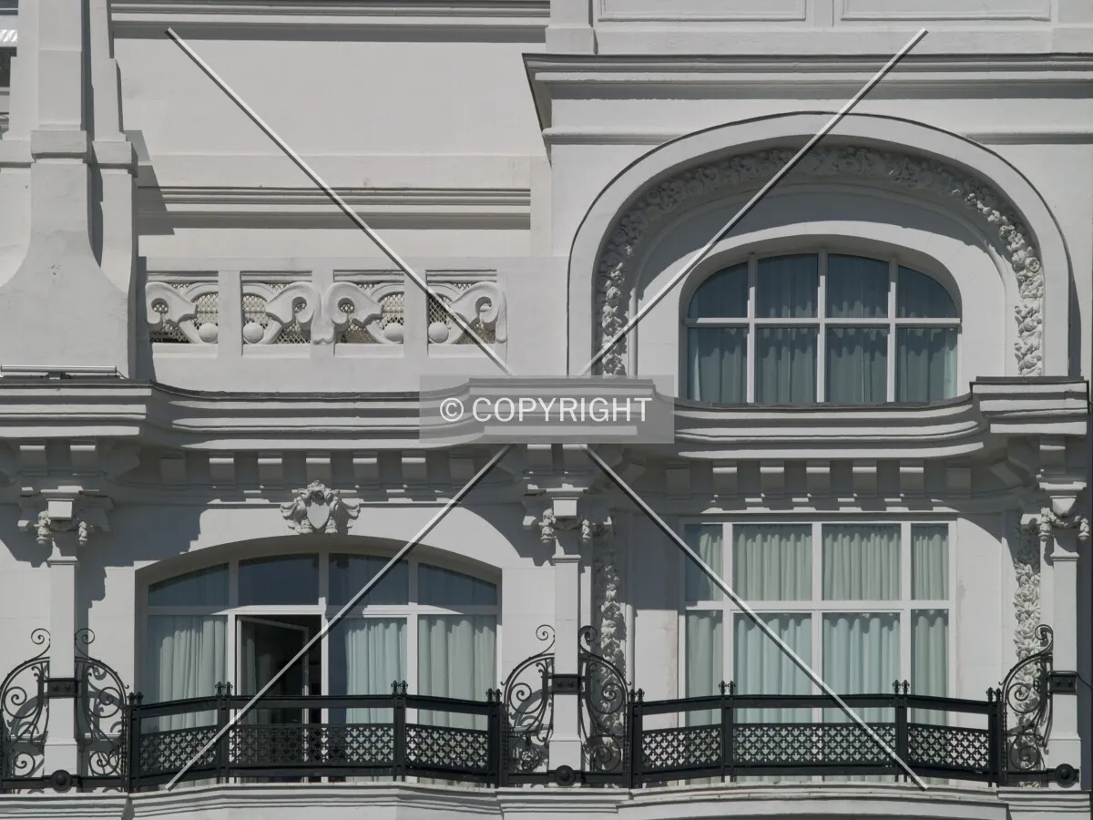 Detail of the eastern façade