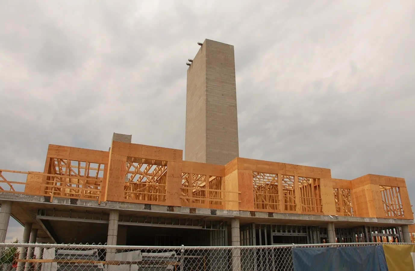 View from the southeast