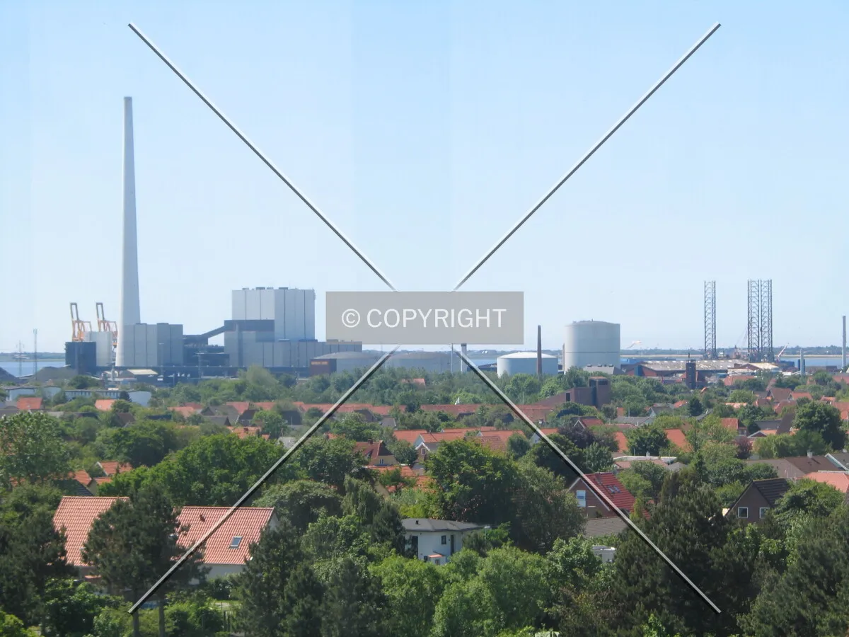 View of the centre from Præstebakken