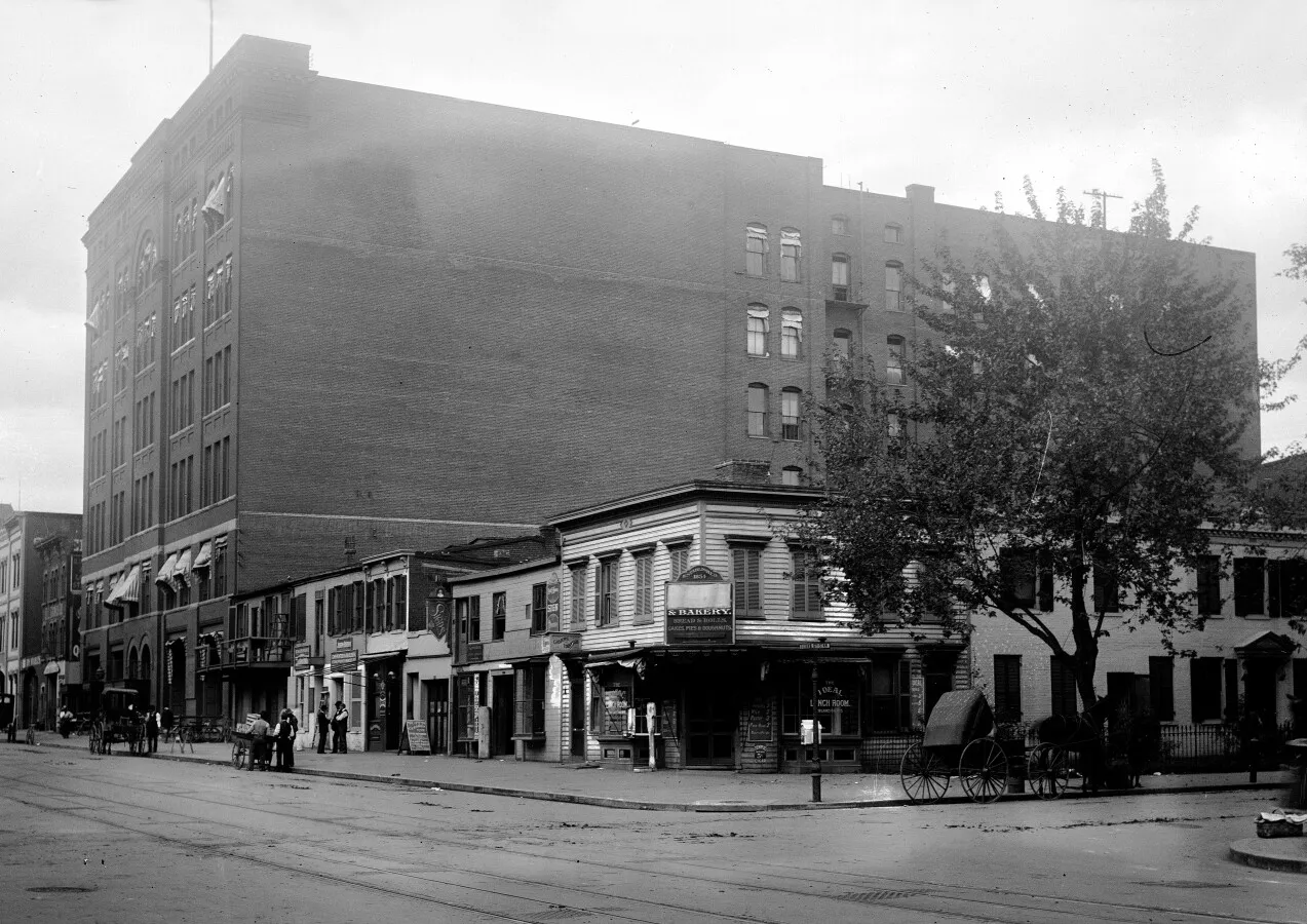 View from the southeast