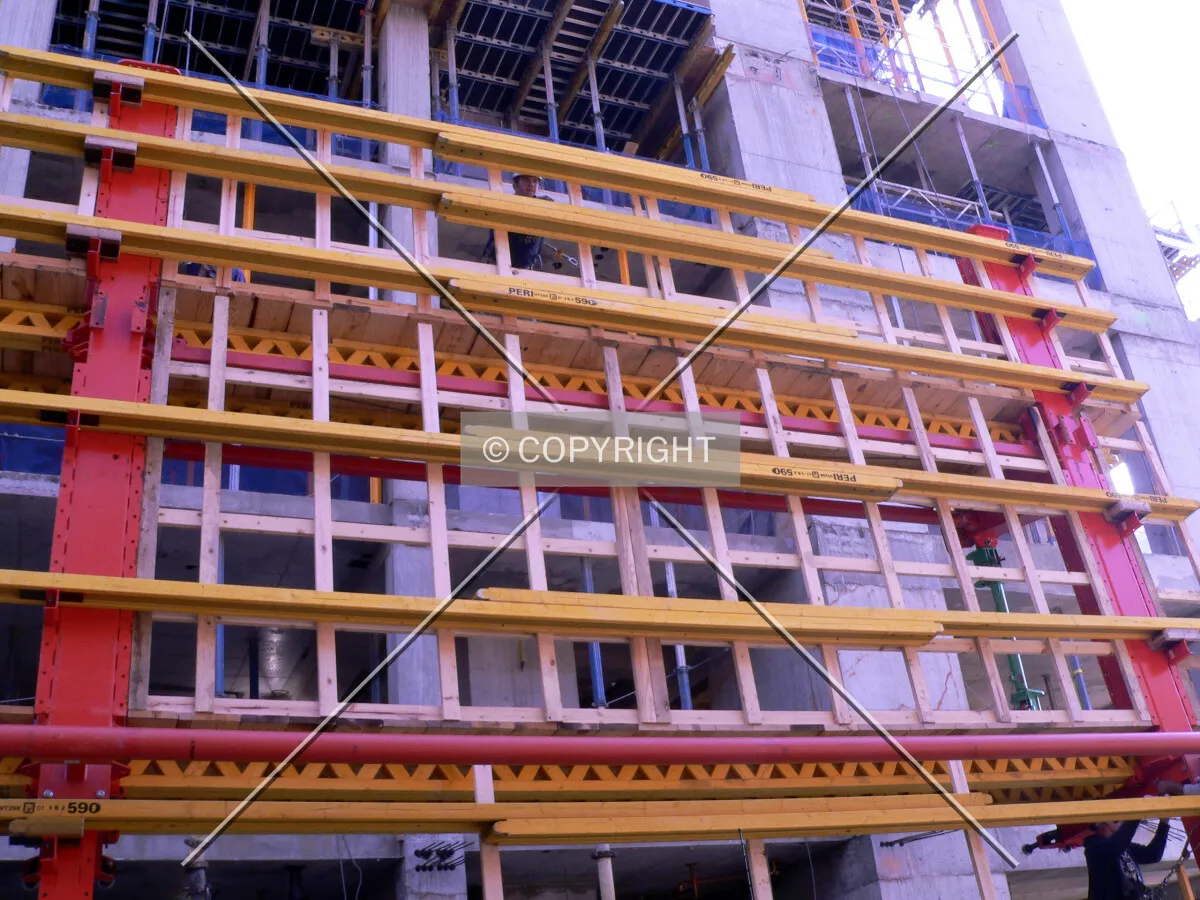 Formwork ready to be installed