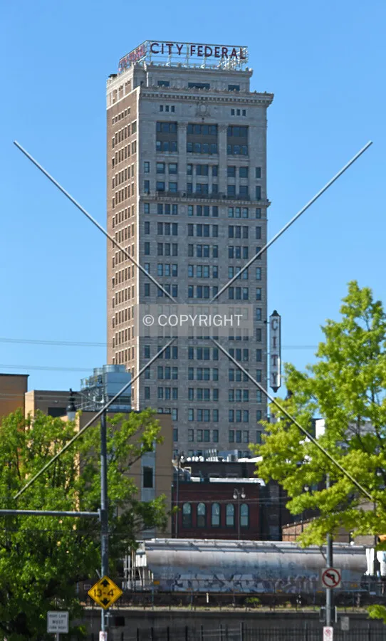 View from the southeast