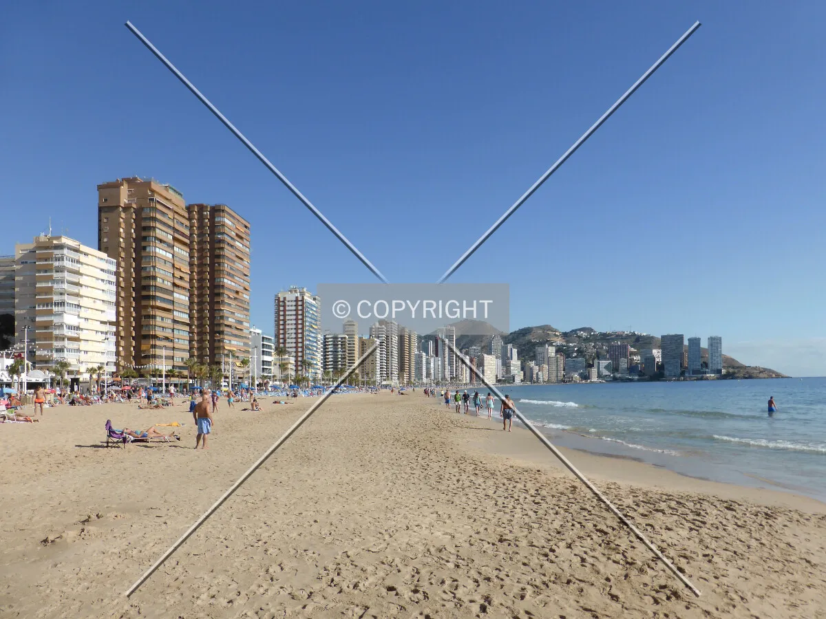 Benidorm beach