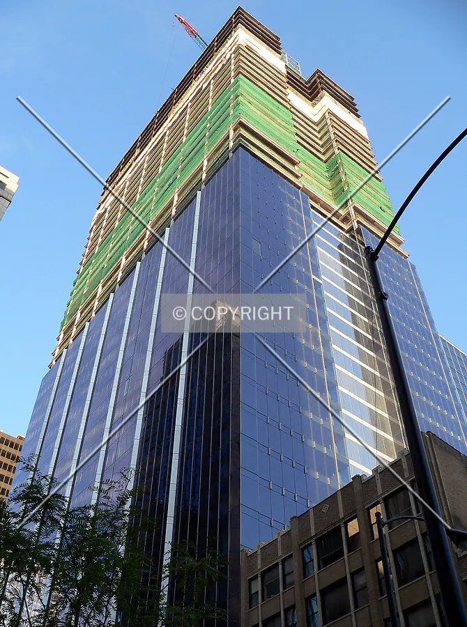 View from the corner of Franklin Street at Randolph Street