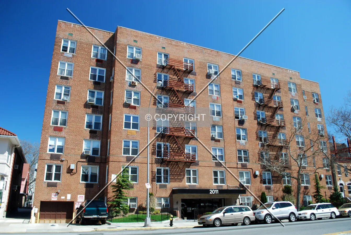 Viewed along Ocean Avenue