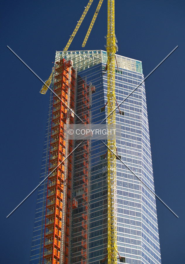 Looking up from the northwest