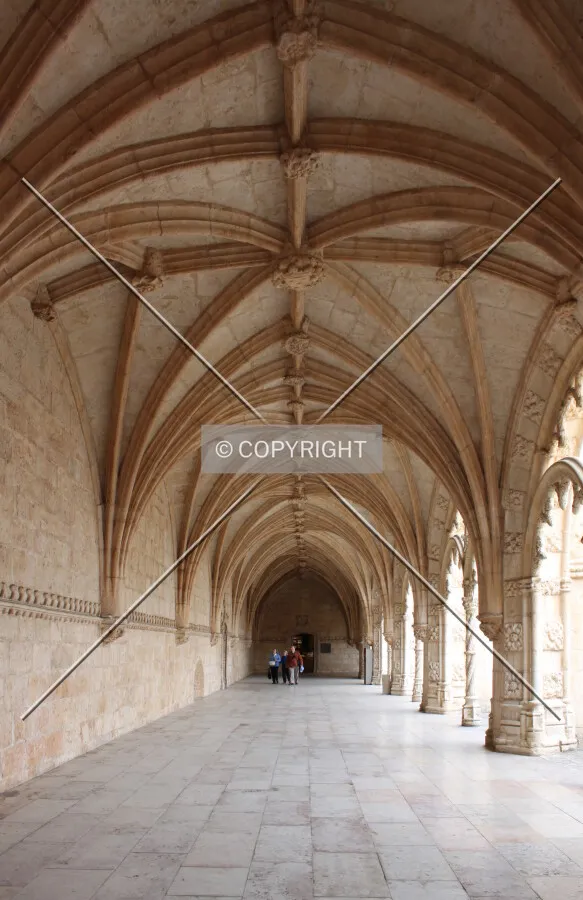 Halls of the second level of the monastery