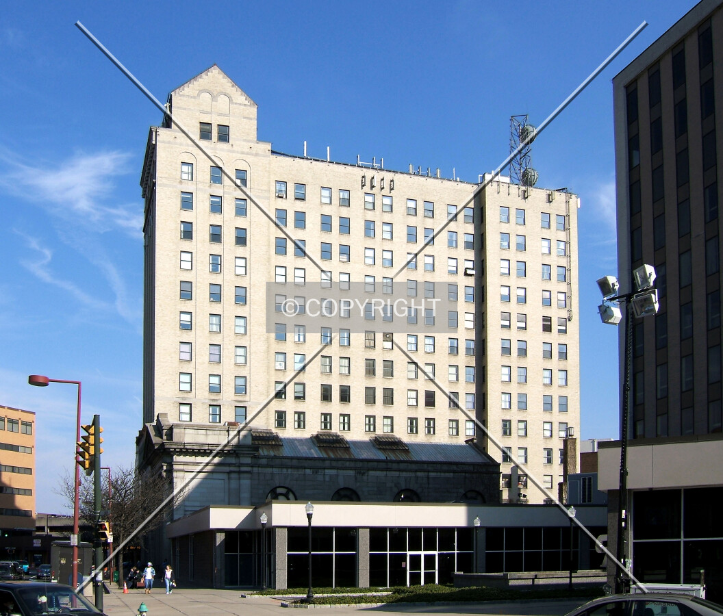View from the west along Main Street