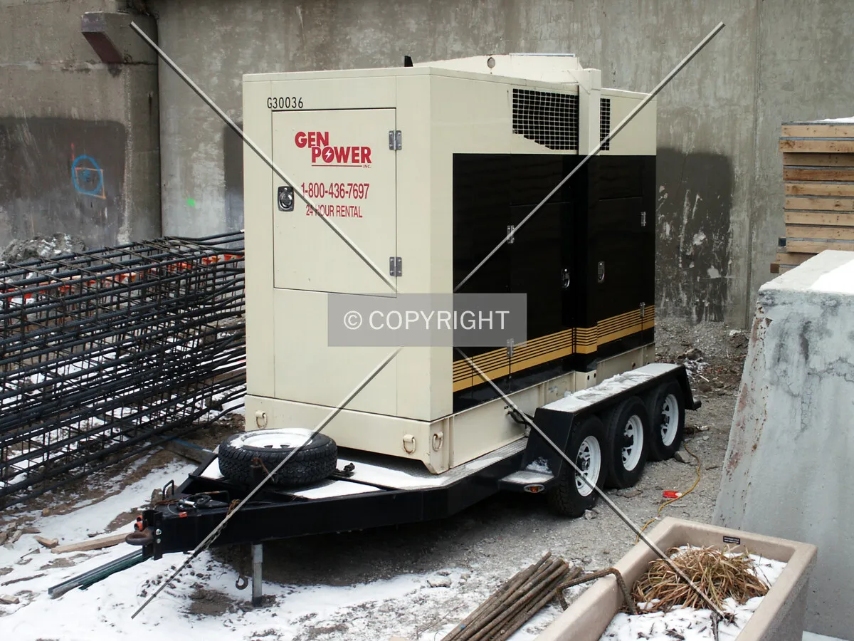 Power generator at the northwest corner