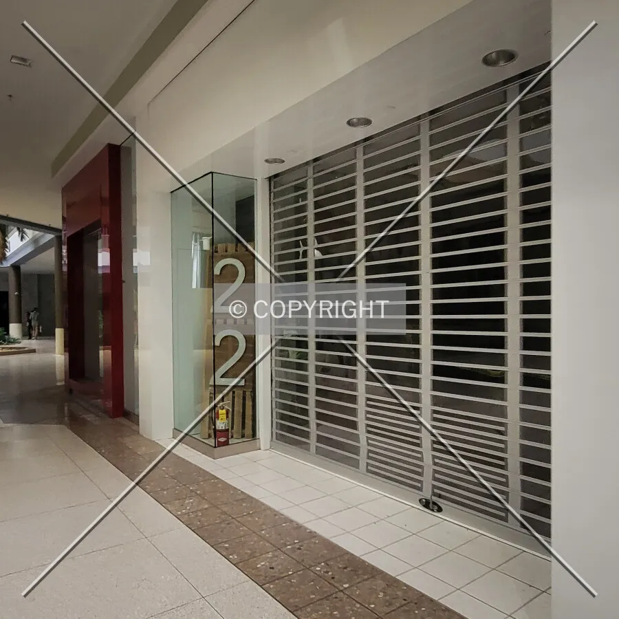 Former storefronts in the Dillard's wing; October 28, 2023