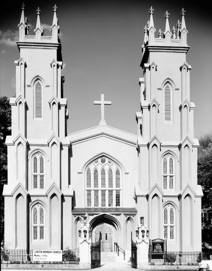 Vintage view from the southwest