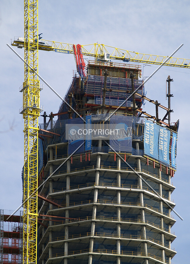 Top floors as seen from the western side
