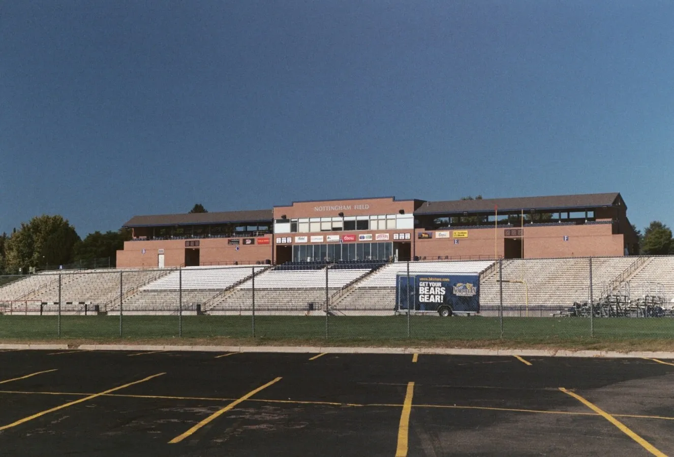 View from the east