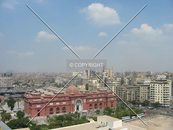 View northeast over the Egyptian Museum