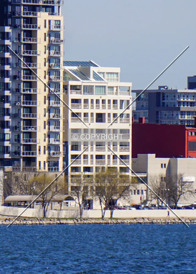 Distant view from the south; May 9, 2020