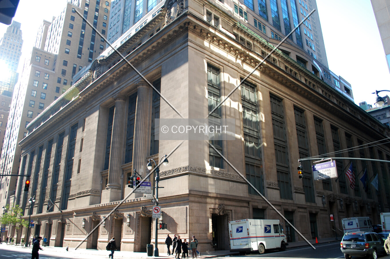 Base along Lexington Avenue