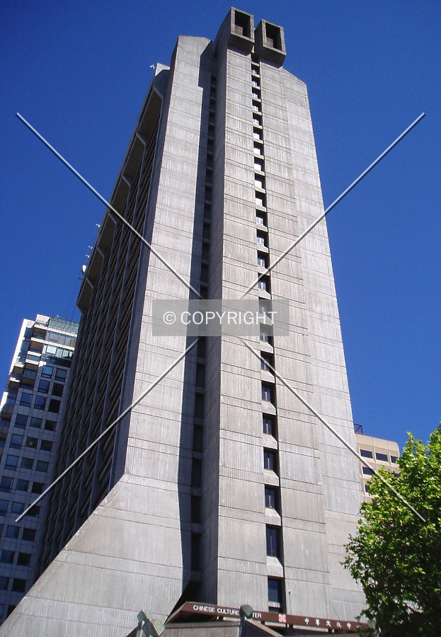 Looking up from the southwest