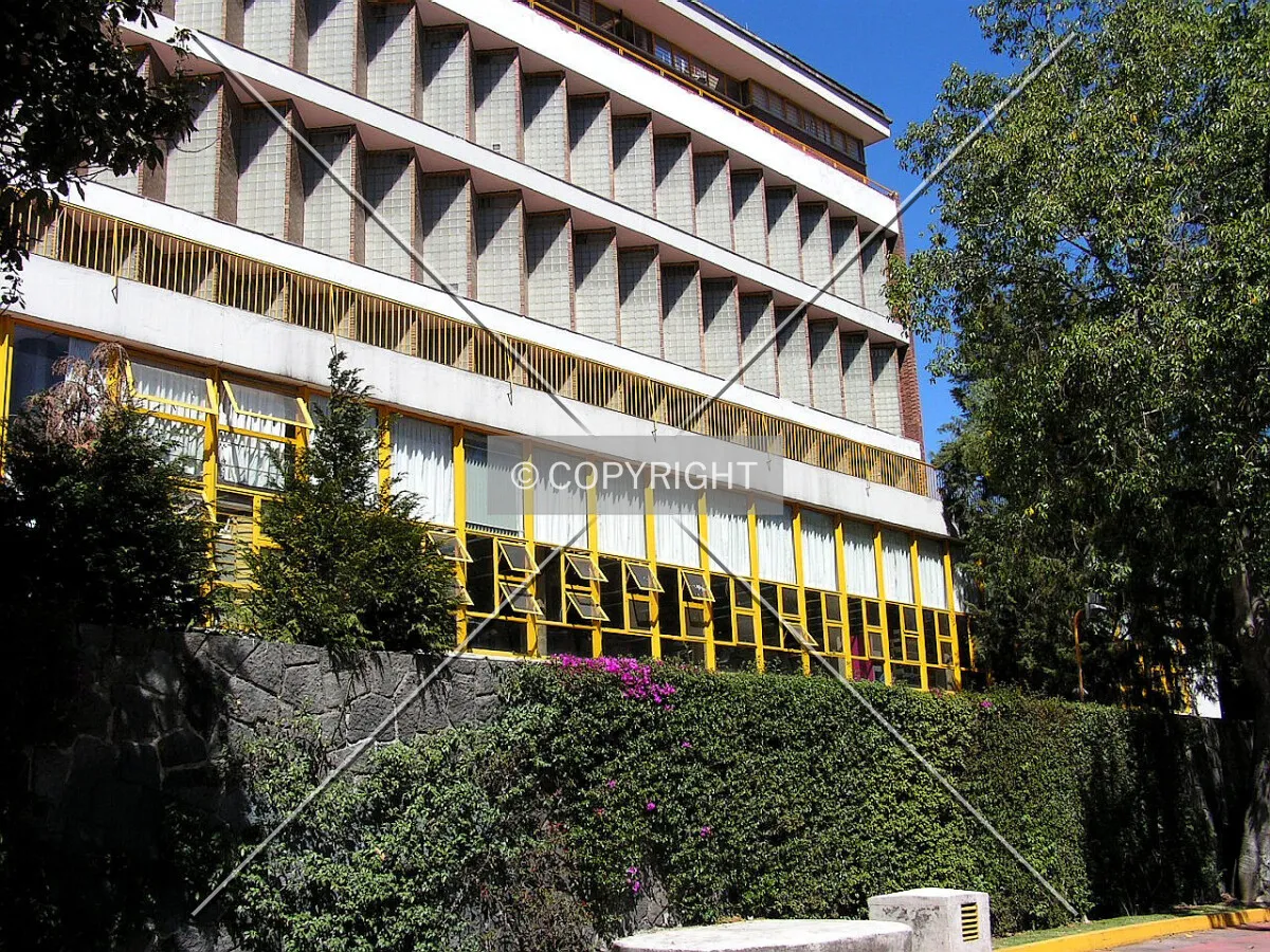 Engineering School main facade as seen from the southeast
