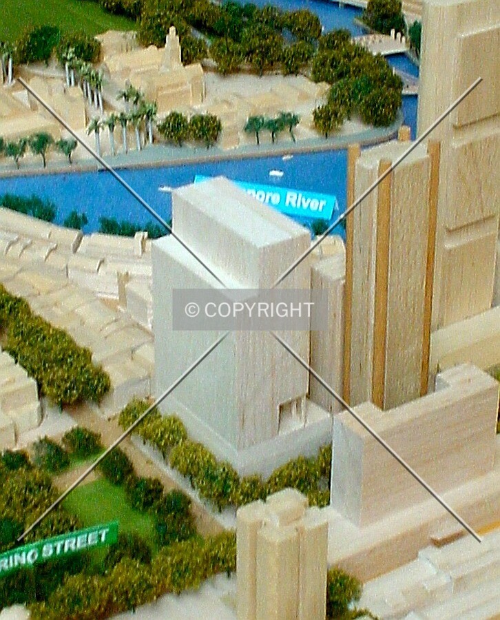 Massing model of development