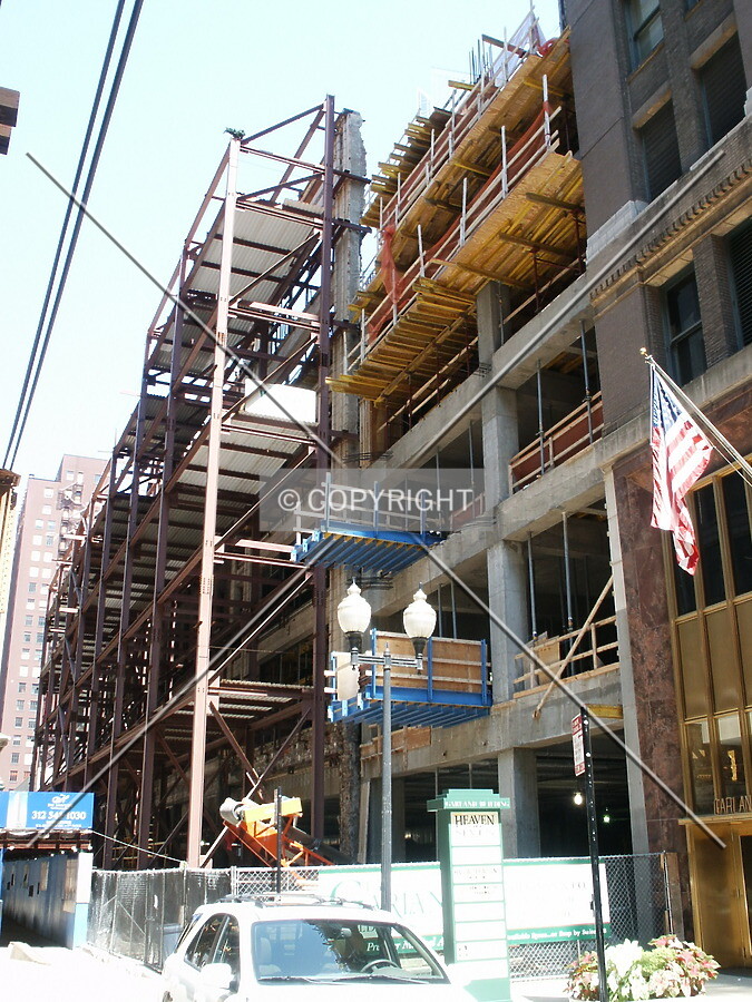 Looking up Wabash from the south